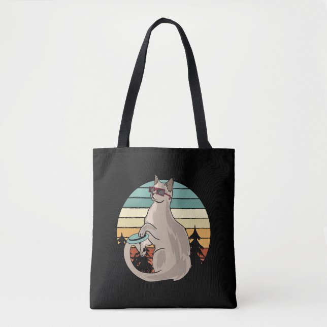 Disk Golf Basket Funny Cat Gift Player (Vorderseite)