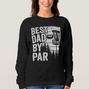 Disk Golf Basket Retro Daddy Vintager bester Vater Sweatshirt