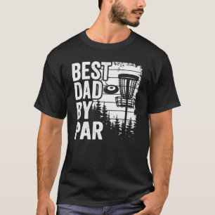 Disk Golf Basket Retro Daddy Vintager bester Vater T-Shirt