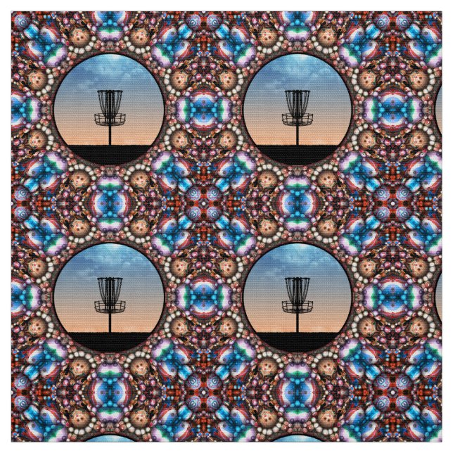 Disk Golf Basket Stoff (Muster)