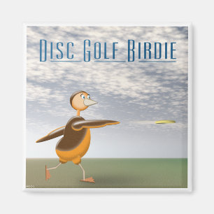 Disk Golf Birdie Magnet
