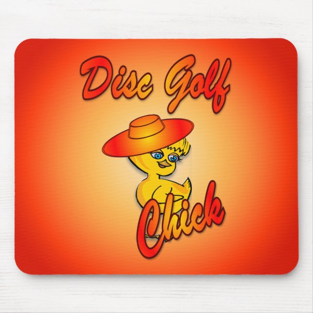 Disk Golf Chick #5 Mousepad (Vorne)