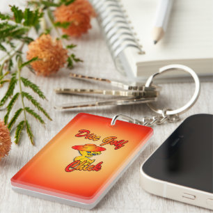 Disk Golf Chick #5 Schlüsselanhänger