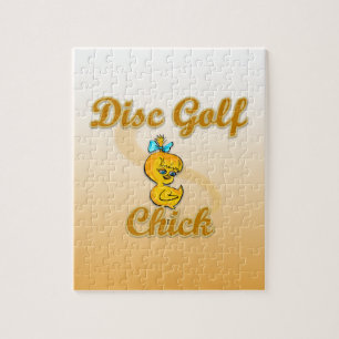 Disk Golf Chick Puzzle