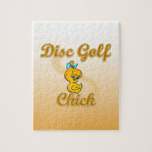 Disk Golf Chick Puzzle (Vertikal)