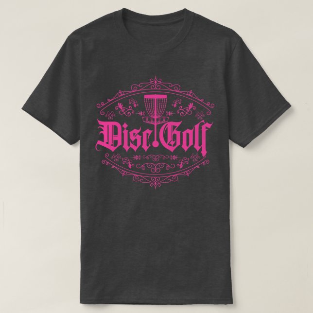 Disk Golf Classic Player Pink T-Shirt (Design vorne)