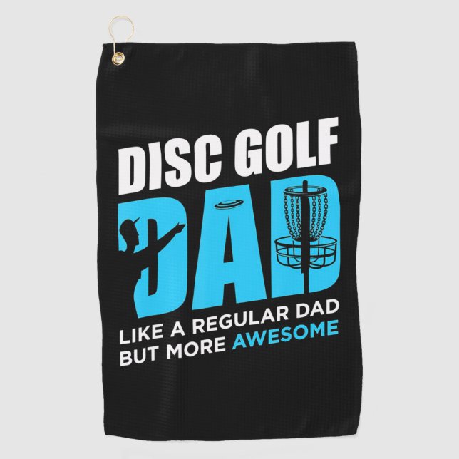 Disk Golf Daddy Golfhandtuch (Vorderseite)
