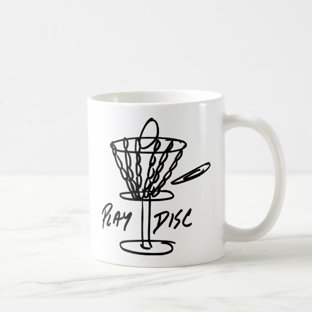 Disk Golf Discetch Classic Kaffeetasse (Rechts)