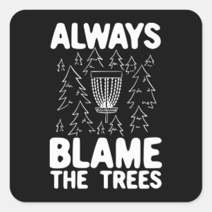 Disk Golf Disk Basket-Geschenk Quadratischer Aufkleber