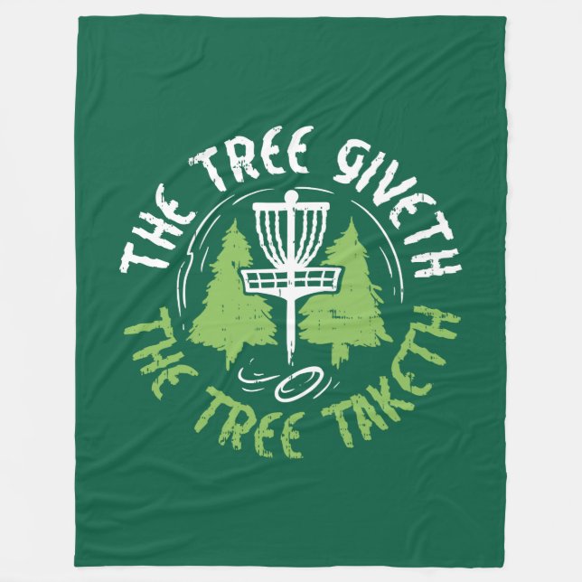 Disk Golf Disk Disk Golf Player Geschenk Fleecedecke (Vorderseite)