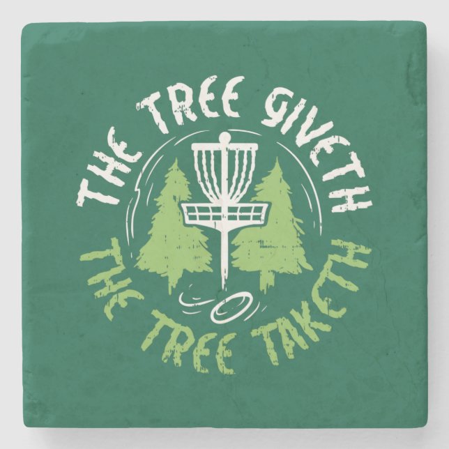 Disk Golf Disk Disk Golf Player Geschenk Steinuntersetzer (Vorderseite)