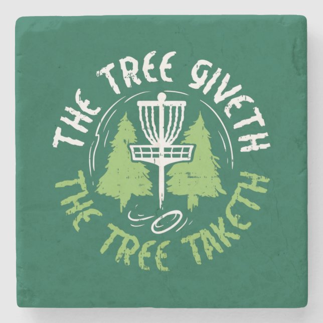 Disk Golf Disk Disk Golf Player Geschenk Steinuntersetzer (Vorderseite)