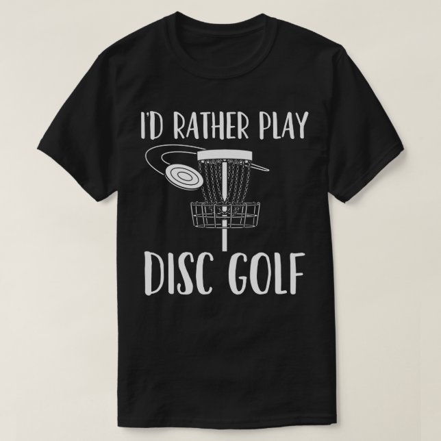 Disk Golf Disk Golfer Disc Golf Player T-Shirt (Design vorne)