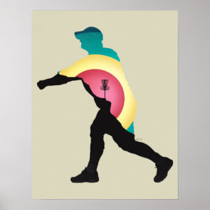 Disk Golf Driver Poster