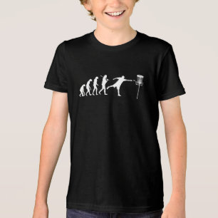 Disk Golf Evolution Disk Golf Geschenke Tri-Blend Shirt