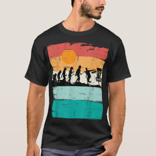 Disk Golf Evolution Disk Golf Player Flying Disk G T-Shirt