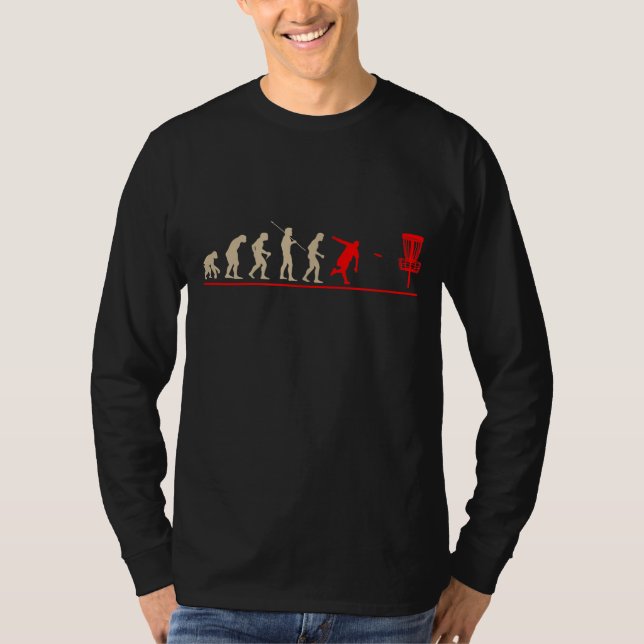 Disk Golf Evolution Frolf Frisbee - Discgolf T-Shirt (Vorderseite)