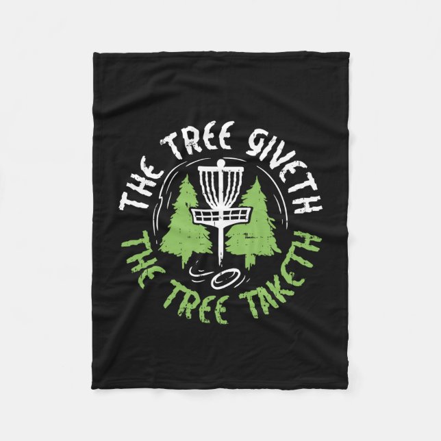 Disk Golf Fleecedecke (Vorderseite)