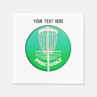 Disk Golf Frisbee Cage Serviette