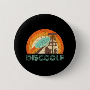 Disk Golf Funny Frisbee Disk Golf Button