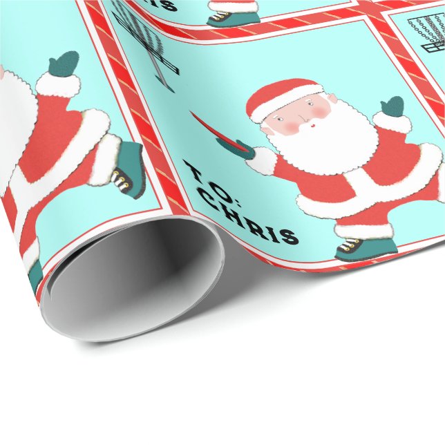 Disk Golf Geschenk Geschenkpapier (Rolleneckpunkt)