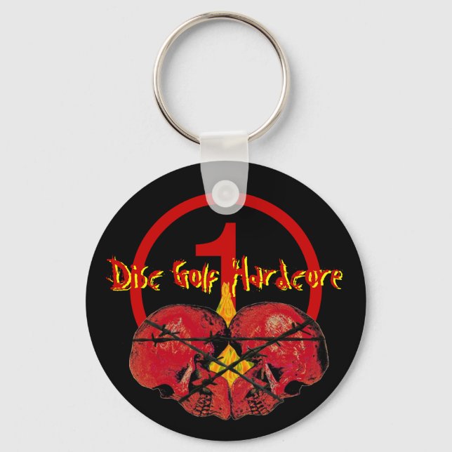 Disk Golf Hardcore Schlüsselanhänger (Vorderseite)