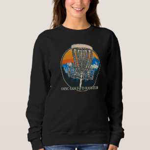 Disk Golf Ich würde eher Sarcastic Golfer Sarcasm Sweatshirt