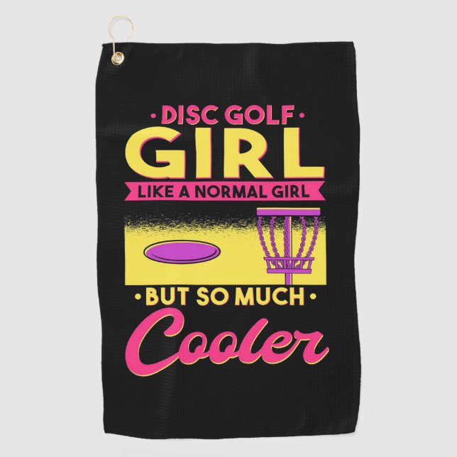 Disk Golf ist Cool Golfhandtuch (Vorderseite)