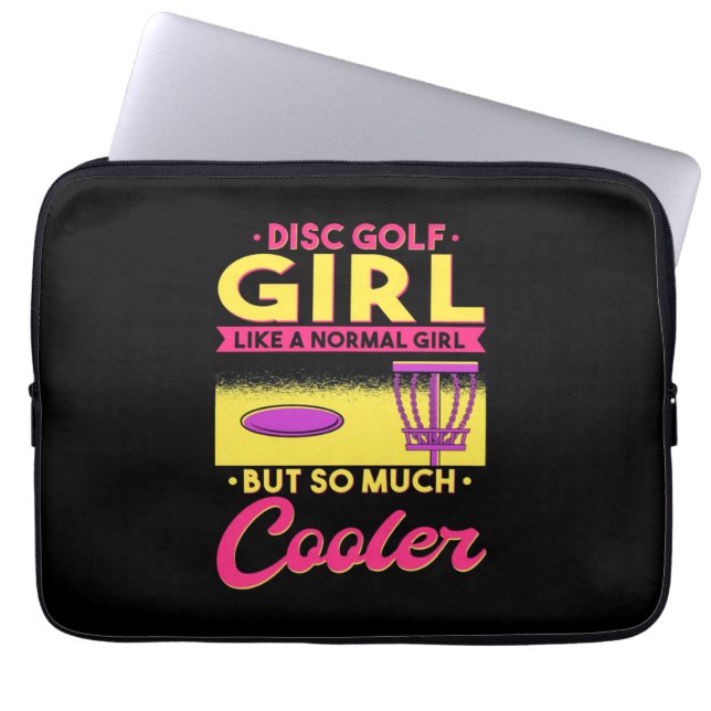 Disk Golf ist Cool Laptopschutzhülle (Vorderseite)