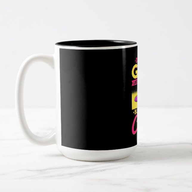 Disk Golf ist Cool Zweifarbige Tasse (Links)