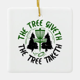 Disk Golf Keramikornament