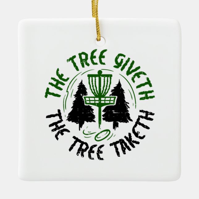 Disk Golf Keramikornament (Vorderseite)