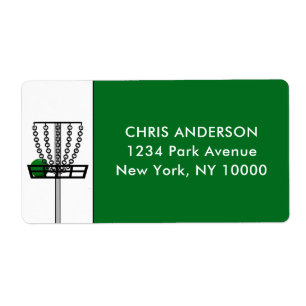 Disk Golf Label