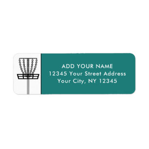Disk Golf Label
