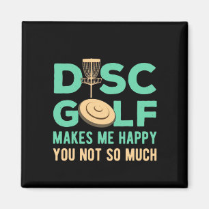 Disk Golf macht mich glücklich Magnet