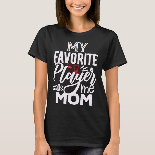 Disk Golf Meine Lieblingsdiskette Golf Player ruft T-Shirt (Vorderseite)