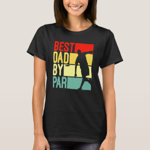 Disk Golf Men Bester Vater per Par Disc Golf Vinta T-Shirt