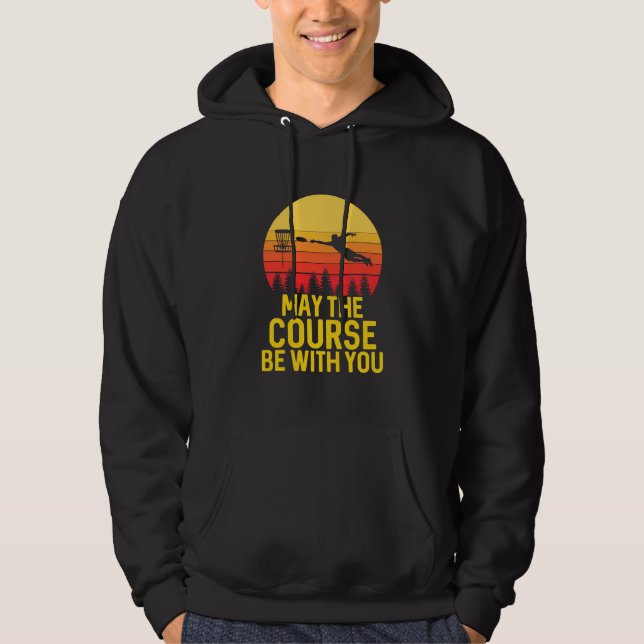 Disk Golf mit Ihnen Hoodie (Vorderseite)