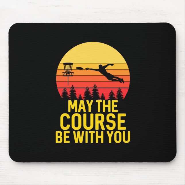 Disk Golf mit Ihnen Mousepad (Vorne)