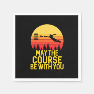 Disk Golf mit Ihnen Serviette