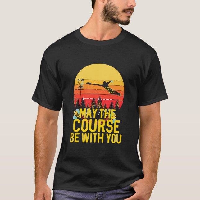 Disk Golf mit Ihnen T-Shirt (Vorderseite)