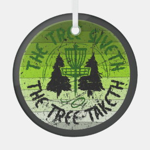 Disk Golf Ornament Aus Glas