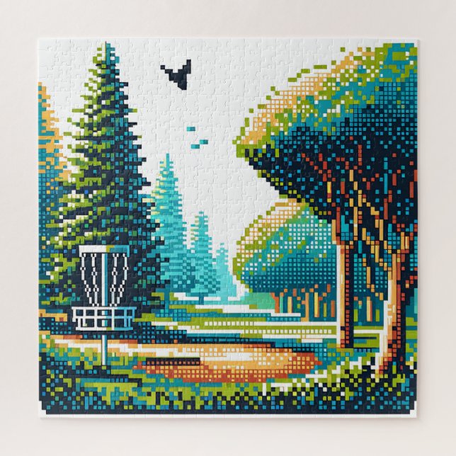 Disk Golf Pixel Art Puzzle (Vertikal)