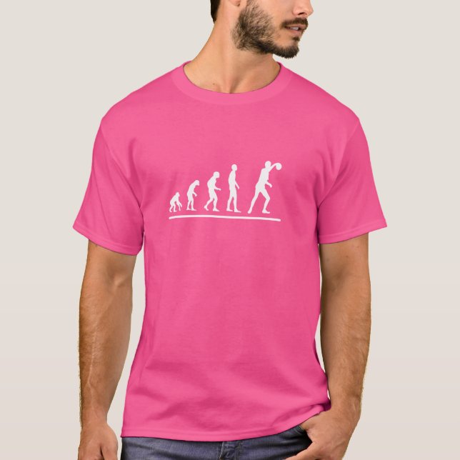 Disk Golf Player Evolution Funny Disk Golf T-Shirt (Vorderseite)