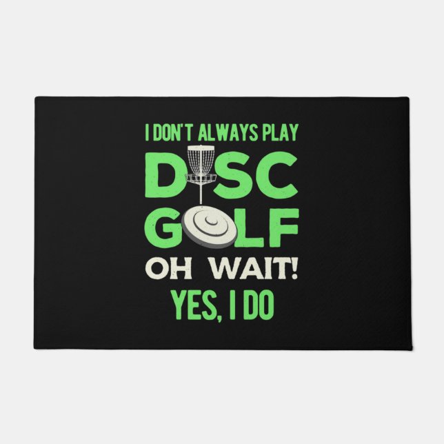 Disk Golf Player | Ich spiele nicht immer Golf spi Fußmatte (Vorderseite)