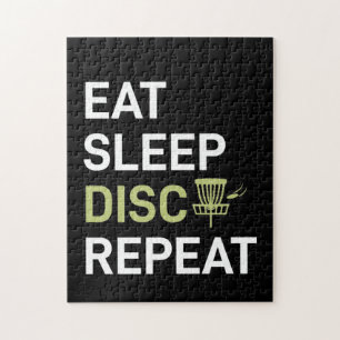 Disk Golf Player   Sleep Disk Golf wiederholen Puzzle