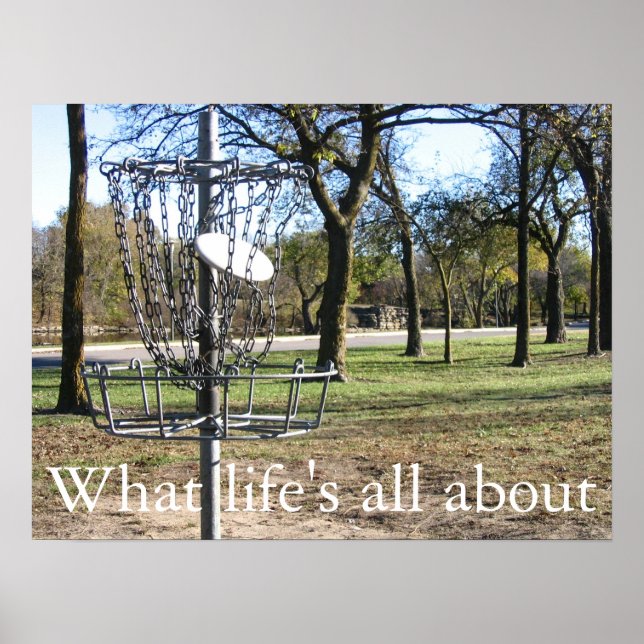 Disk Golf Poster (Vorne)