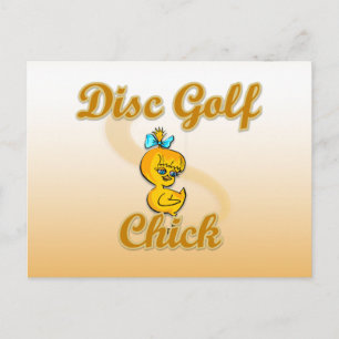 Disk Golf Postkarte