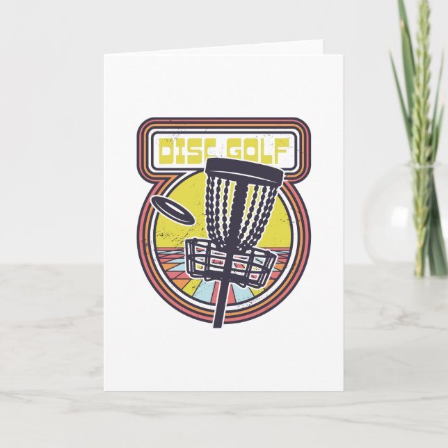 DISK GOLF RETRO KARTE (Vorderseite)