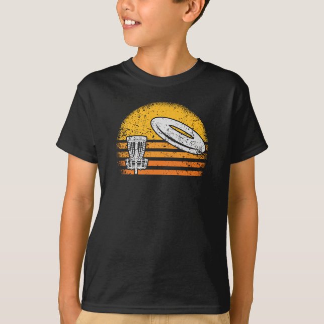 Disk Golf Retro T-Shirt (Vorderseite)